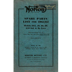 Norton Es2 50 88 99 650 Spares Parts 1961 1962