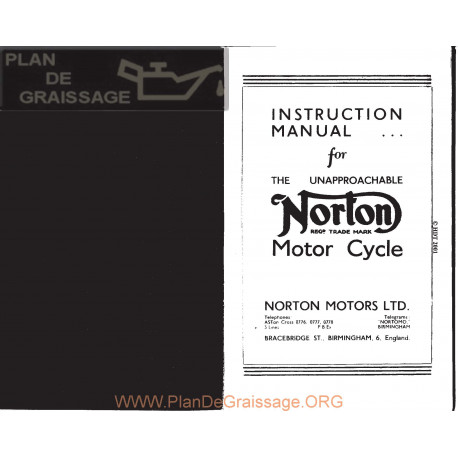 Norton H 16 H18 Es2 Manual Instrucciones Ingles