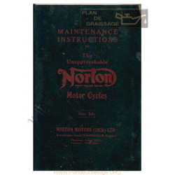 Norton Maintenance Instructions 1926 1930