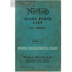 Norton Spare Parts All Models Ingles