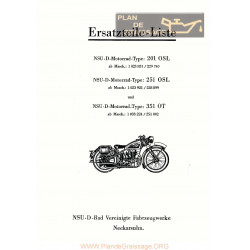 Nsu 201 Osl 251 351 Ot Cat Ricambi