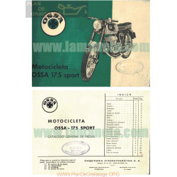 Ossa 175 Sport Catalogo General De Piezas