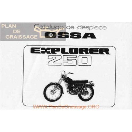 Ossa Explorer 250 Despiece