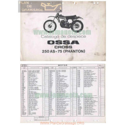 Ossa Phanton 250 As 75 Catalogo De Despiece