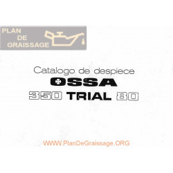 Ossa Trial 350 Tr 80 Despiece