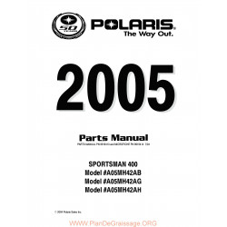 Polaris Sportsman 400 Parts List