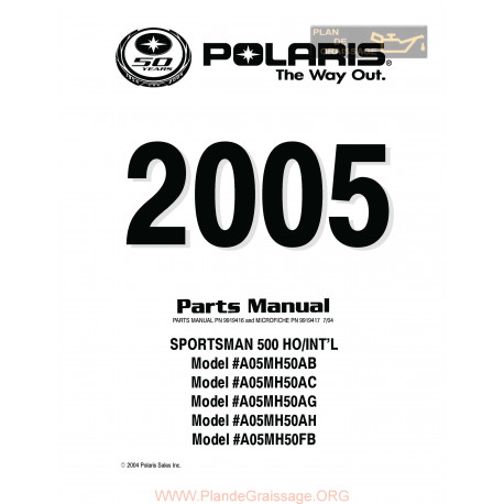 Polaris Sportsman 500 Parts List