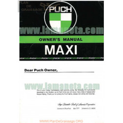 Puch Maxi Manual De Usuario Ingles