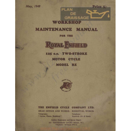 Royal Enfield 125 Cc Model Re Maintance Manual