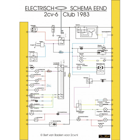 Citroen 2cv 1983 Schema Electrique