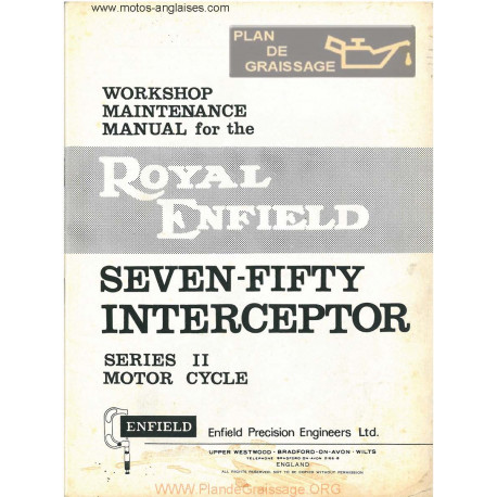 Royal Enfield S2 Seven Fifty Interceptor 1969
