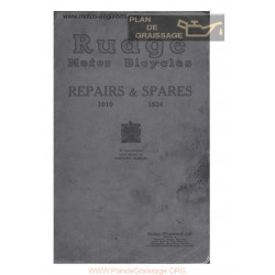 Rudge 499cc Motor Bicycles Repairs Spares 1910 1924