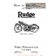 Rudge How To Take Care Of Your Rudge