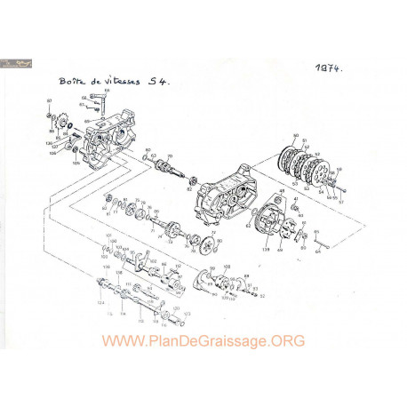 Solex S4 1974 Boite De Vitesse Tenor