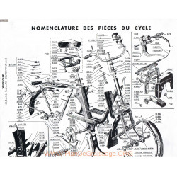 Solex Velosolex 2200 Nomenclature Cadre