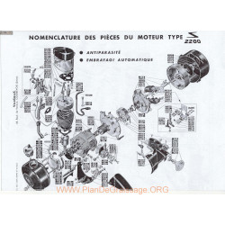 Solex Velosolex 2200 S Nomenclature Moteur