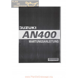 Suzuki An 400 2001 Manual De Reparatie