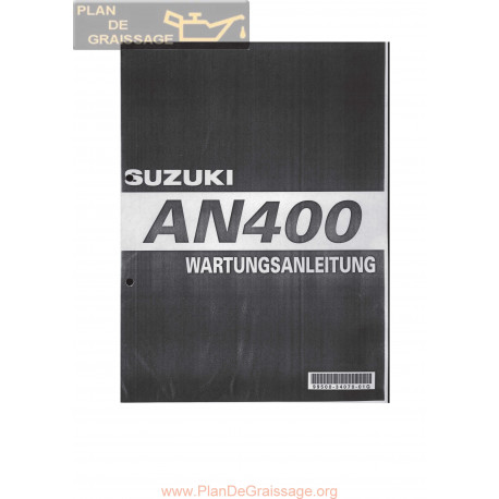 Suzuki An 400 2001 Manual De Reparatie