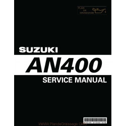 Suzuki An 400 K3 Burgman Manual De Reparatie