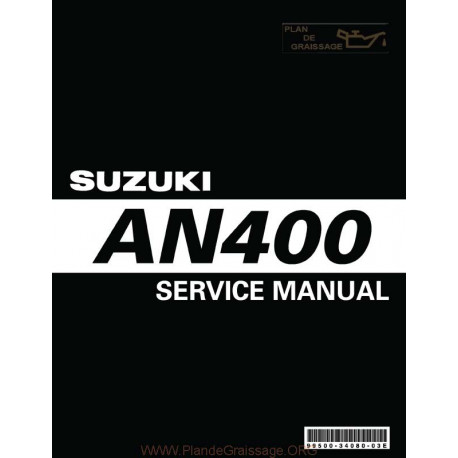 Suzuki An 400 K3 Burgman Manual De Reparatie