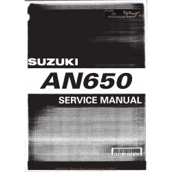 Suzuki An650 Burgman 03 Service Manual