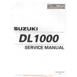 Suzuki Dl 1000 V Strom 2002 Manual De Reparatie