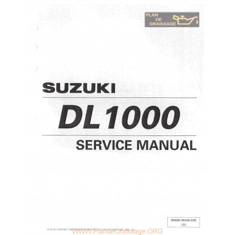 Suzuki Dl 1000 V Strom 2002 Manual De Reparatie