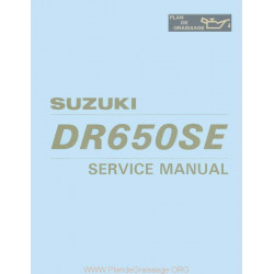 Suzuki Dr 650 Se 1996 2002 Manual De Reparatie
