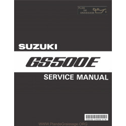 Suzuki Gs 500 E 1989 1999 Manual De Reparatie