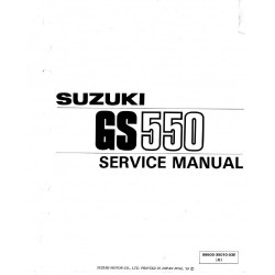 Suzuki Gs 550 1983 Manual De Reparatie