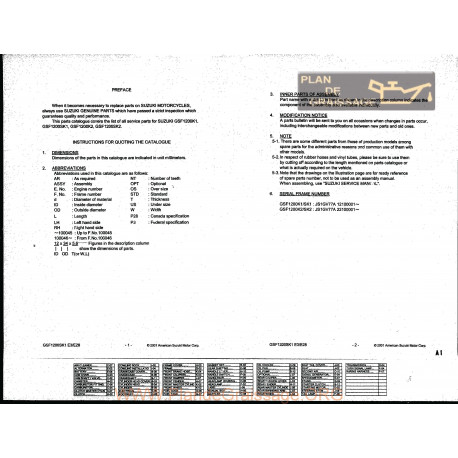 Suzuki Gsf 1200 2000 2001 Microfise