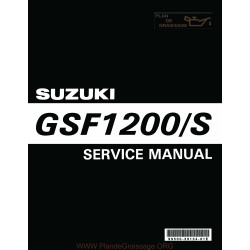 Suzuki Gsf 1200 S 1996 1999 Manual De Reparatie