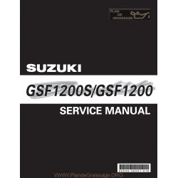 Suzuki Gsf 1200 S 2001 2002 Manual De Reparatie