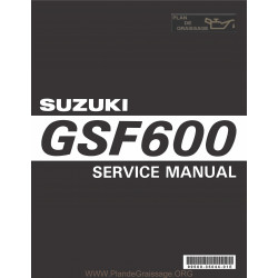 Suzuki Gsf 600 1995 1999 Manual De Reparatie