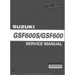Suzuki Gsf 600 Bandit 1999 2000 Manual De Reparatie