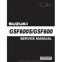 Suzuki Gsf 600 S 2000 2002 Manual De Reparatie