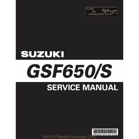 Suzuki Gsf 650 S 2005 2006 Manual De Reparatie