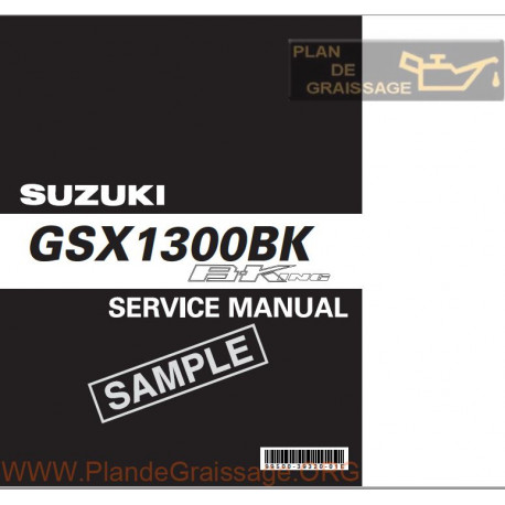 Suzuki Gsx 1300 Bking K8 Manual De Reparatie
