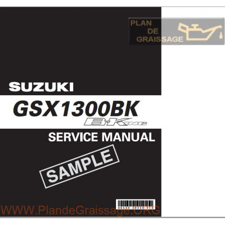 Suzuki Gsx 1300 Bking K8 Manual De Reparatie