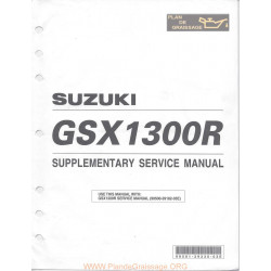 Suzuki Gsx 1300 R K2 Hayabusa 2002 Manual De Reparatie Suplimentar