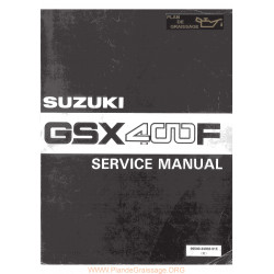 Suzuki Gsx 400 F Service Manual