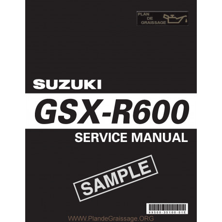 Suzuki Gsx R 600 750 K6 2006 Manual De Reparatie