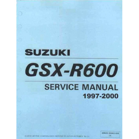 Suzuki Gsx R 600 97 00 Service Manual