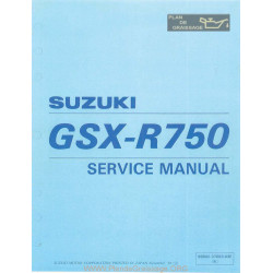 Suzuki Gsx R 750 T V W X 1996 1999 Manual De Reparatie