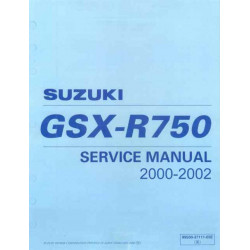 Suzuki Gsx R750 Service Manual 2000 2002