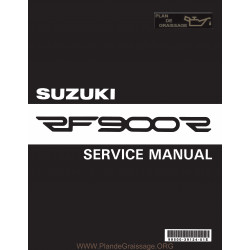 Suzuki Rf 900 R 1993 1998 Manual De Reparatie