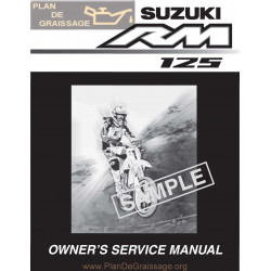 Suzuki Rm 125 Service Manual