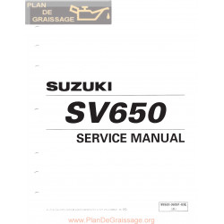 Suzuki Sv 650 1999 2002 Service Manual