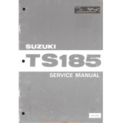 Suzuki Ts 185 Ts 185 A 1980 Manual De Reparatie