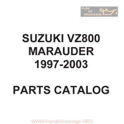 Suzuki Vz 800 Marauder Parts Catalog 1997 2003